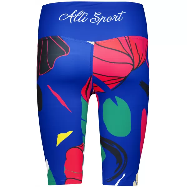  Női prémium funkcionális leggings térd felett ALTISPORT VOJ/ALW042LEG02 KÉK 