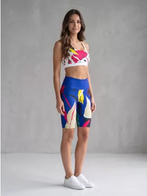 Női prémium funkcionális leggings térd felett ALTISPORT VOJ/ALW042LEG02 KÉK