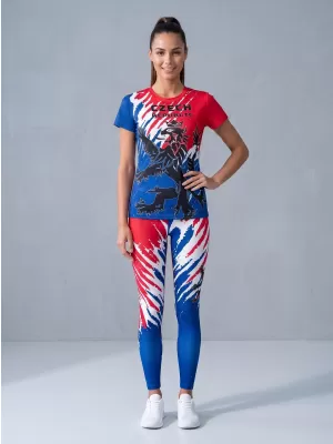 Női hosszú, prémium funkcionális leggings ALTISPORT VOJ/ALW036LEG01 OROSZLÁN