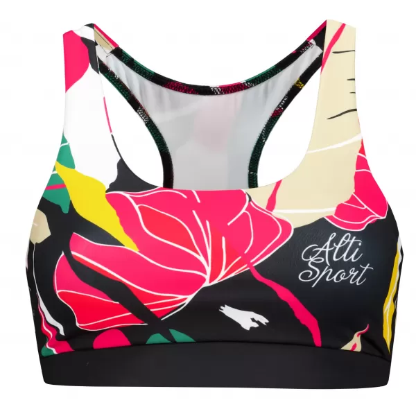  Női prémium sportmelltartó ALTISPORT VOJ/ALW042POD01 FEKETE 