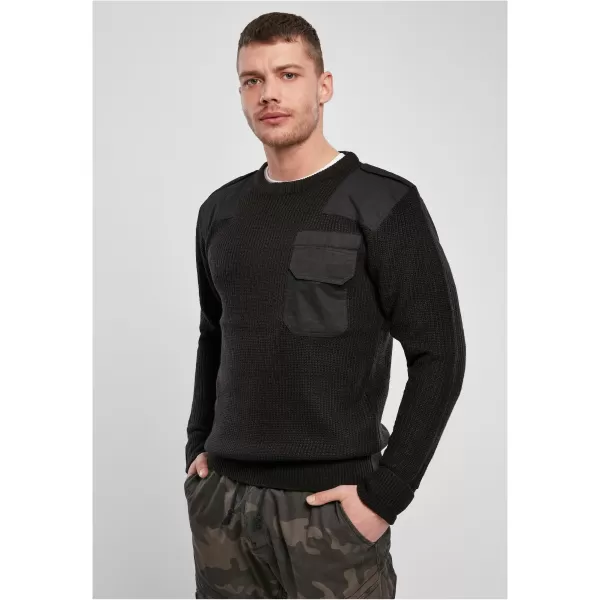  Férfi pulóver BRANDIT MILITARY BD5018 FEKETE 