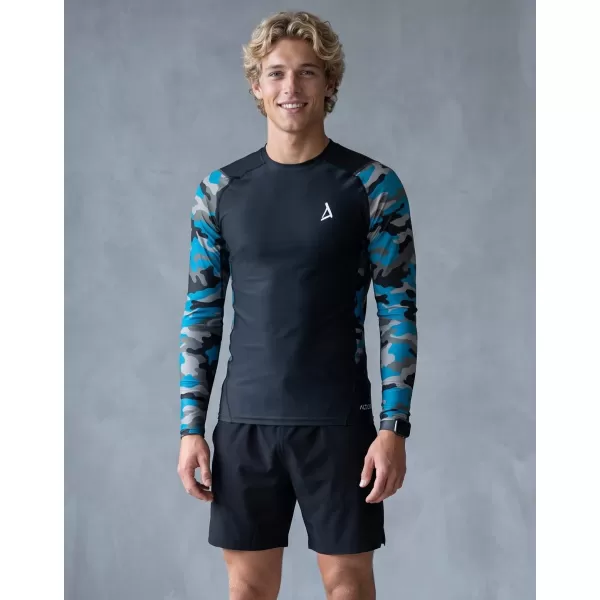  Férfi funkcionális tömörítés T -piró prémium ALTISPORT VOJ/ALM038TR03 KEROZIN/FEKETE 