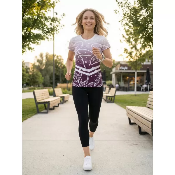  Prémium funkcionális női póló ALTISPORT VOJ/ALW045TR01 LILA/FEHÉR 