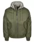 Kabát BRANDIT HOODED MA BD3150 OLAJBOGYÓ/SZÜRKE