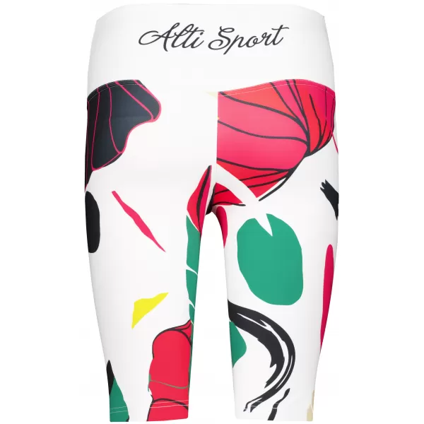  Női prémium funkcionális leggings térd felett ALTISPORT VOJ/ALW042LEG02 FEHÉR 