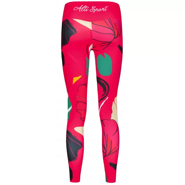  Női hosszú, prémium funkcionális leggings ALTISPORT VOJ/ALW042LEG01 RÓZSASZÍN 