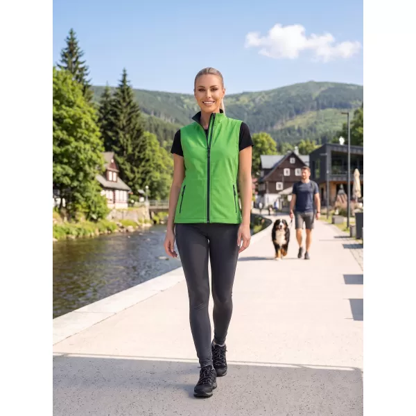  Női softshell mellény ALTISPORT NoPrint NP/ALW7211NJ ZÖLD/TENGERSZÍN 