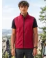 Férfi softshell mellény ALTISPORT NoPrint NP/ALM8211NJ PIROS FEKETE
