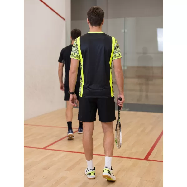  Férfi funkcionális prémium póló ALTISPORT VOJ/ALM043TR01 NEON SÁRGA 