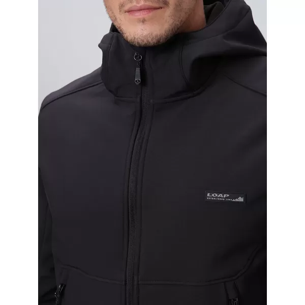  Férfi softshell kabát LOAP LUCAS FEKETE 