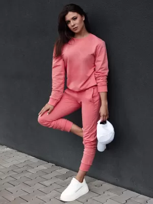Női pulóver DSTREET GLAMFLAIR BY1313 PIROS