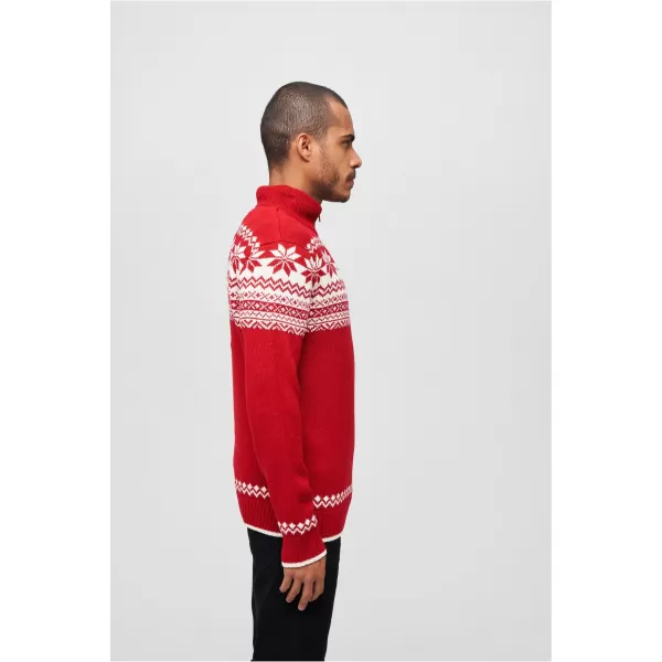  Férfi pulóver BRANDIT TROYER NORWEGER BD5029 PIROS 