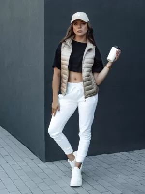 Mellény DSTREET STYLISHZ TY4439 KARAMELLA