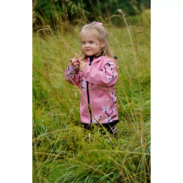  Baby Softshell kabát WAMU SAKURY RÓZSASZÍN 