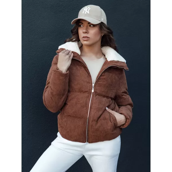  Női kabát DSTREET TRENDYGLAM TY4360 KARAMELLA 