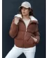 Női kabát DSTREET TRENDYGLAM TY4360 KARAMELLA