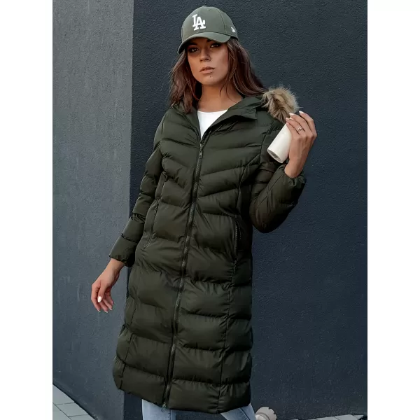  Kabát DSTREET LUXWARM SÖTÉTZÖLD 