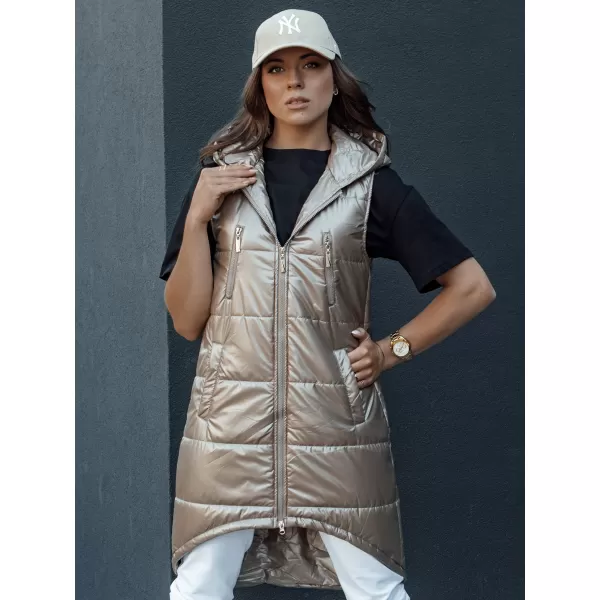  Mellény DSTREET MERIS TY4451 KARAMELLA 