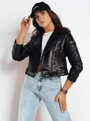 Bőrkabát DSTREET NEGRA ty4163 FEKETE