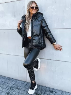 Női kabát DSTREET COLLAR FEKETE