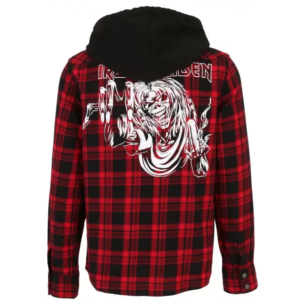  Férfi pulóver BRANDIT IRON MAIDEN BD61048 SÖTÉTVÖRÖS/FEKETE 