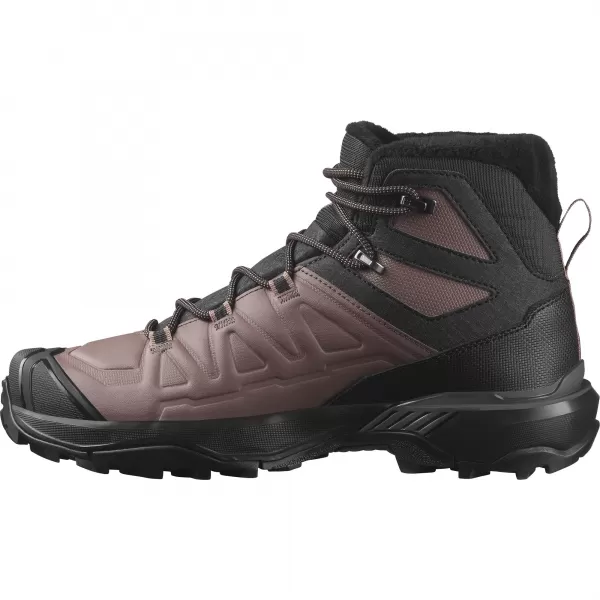  Női cipők SALOMON X ULTRA SNOWPILOT WP W L47585800 FEKETE/BORS/KONYAK 