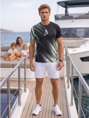 Férfi funkcionális prémium póló ALTISPORT VOJ/ALM028TR01 KHAKI/KATONAI