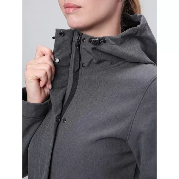  Női softshell kabát LOAP LUNARA SÖTÉTSZÜRKE 