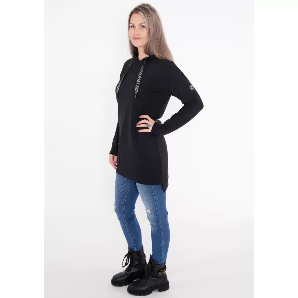  Női pulóver ALTISPORT DAVINIA FEKETE 