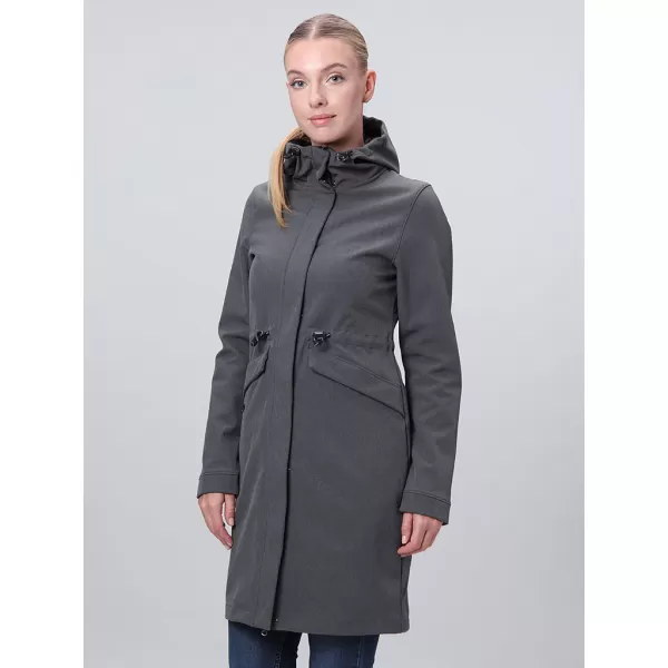  Női softshell kabát LOAP LUNARA SÖTÉTSZÜRKE 