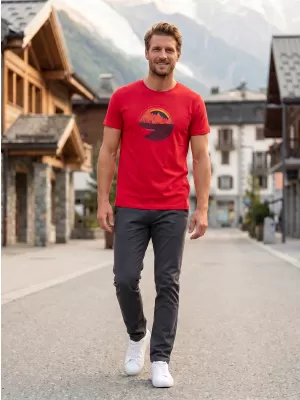 Férfi póló ALTISPORT ALM186129 PIROS