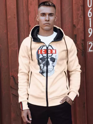 Férfi pulóver DSTREET BÉZS