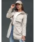Női kabát DSTREET FASHLOVE TY4393 VILÁGOSSZÜRKE
