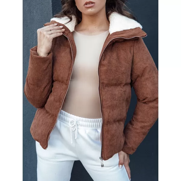  Női kabát DSTREET TRENDYGLAM TY4360 KARAMELLA 