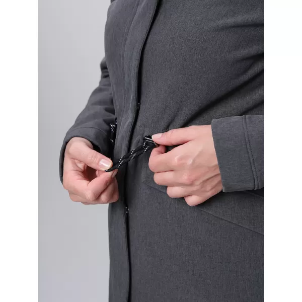  Női softshell kabát LOAP LUNARA SÖTÉTSZÜRKE 