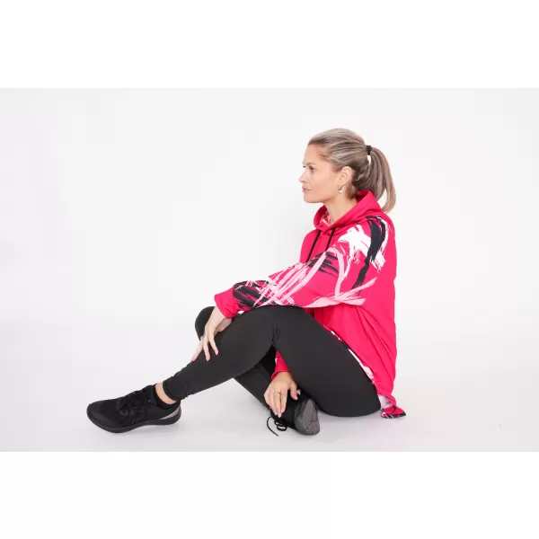 Prémium női funkcionális hosszabbított pulóver ALTISPORT VOJ/ALW039MI03 VIVA MAGENTA 