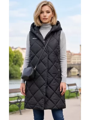 Női mellény ALTISPORT DANIELA FEKETE