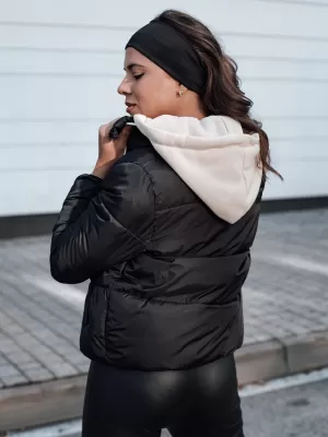 Női kabát DSTREET NORDPUFF FEKETE