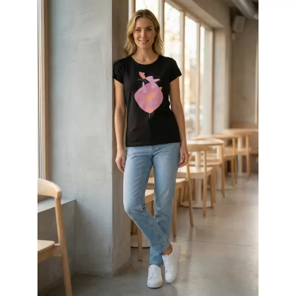  T -póló ALTISPORT ALW187122 FEKETE -PINK 