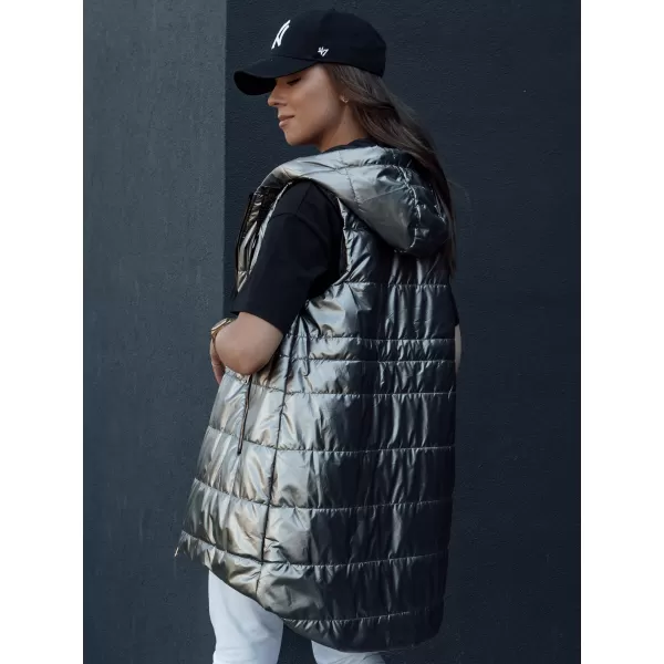  Mellény DSTREET PIXIECODE TY4437 SÖTÉTSZÜRKE 