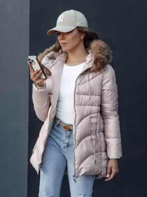 Női kabát DSTREET WINTERCHIC RÓZSASZÍN