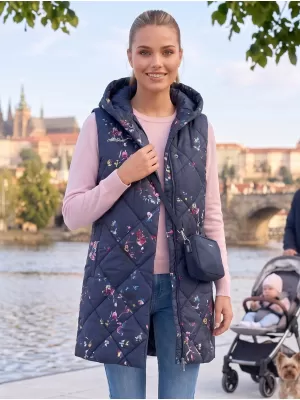 Női mellény ALTISPORT DANIELA SÖTÉTKÉK