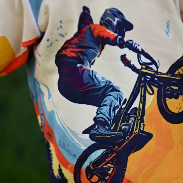  Gyermek polár pulóver WAMU MOUNTAIN BIKE ZÖLD 