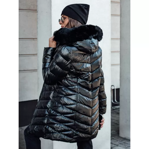  Női kabát DSTREET CRYSTAL FEKETE 