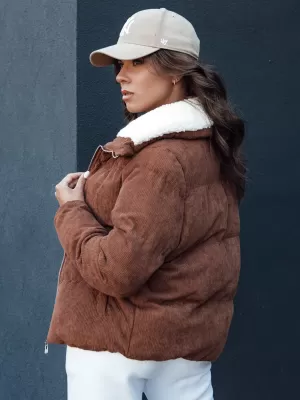 Női kabát DSTREET TRENDYGLAM TY4360 KARAMELLA