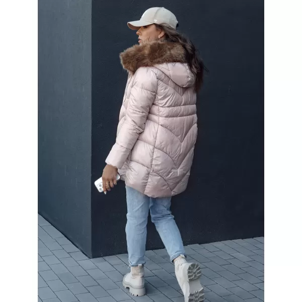  Női kabát DSTREET WINTERCHIC RÓZSASZÍN 