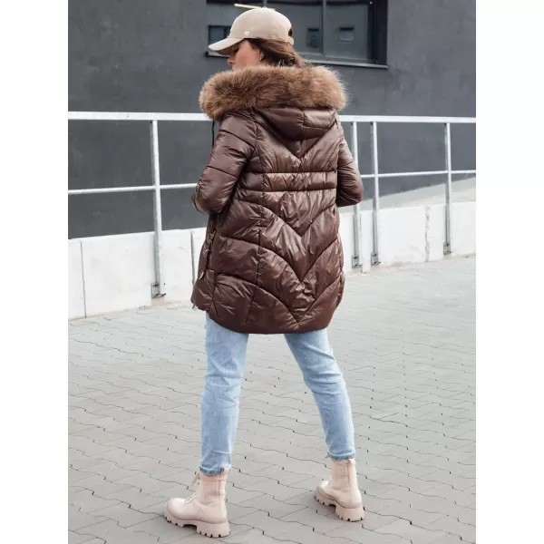  Női kabát DSTREET WINTERCHIC KARAMELLA 