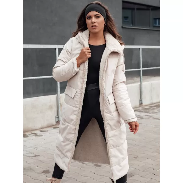  Télikabát DSTREET GLAMPUFF BÉZS 