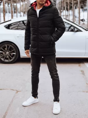Férfi téli kabát DSTREET FEKETE