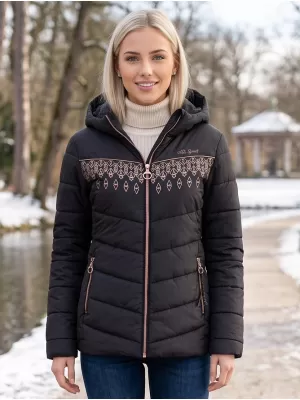 Női kabát ALTISPORT DELSY FEKETE
